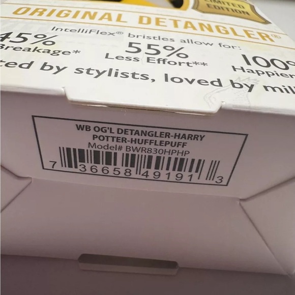 Wet Brush Harry Potter Hufflepuff Detangling Hair Brush Limited Edition FLAWED - Picture 2 of 9